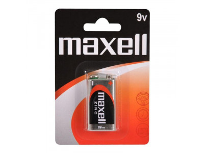 Батерия 9V Цинк Манганова батерия 6F22 Maxell